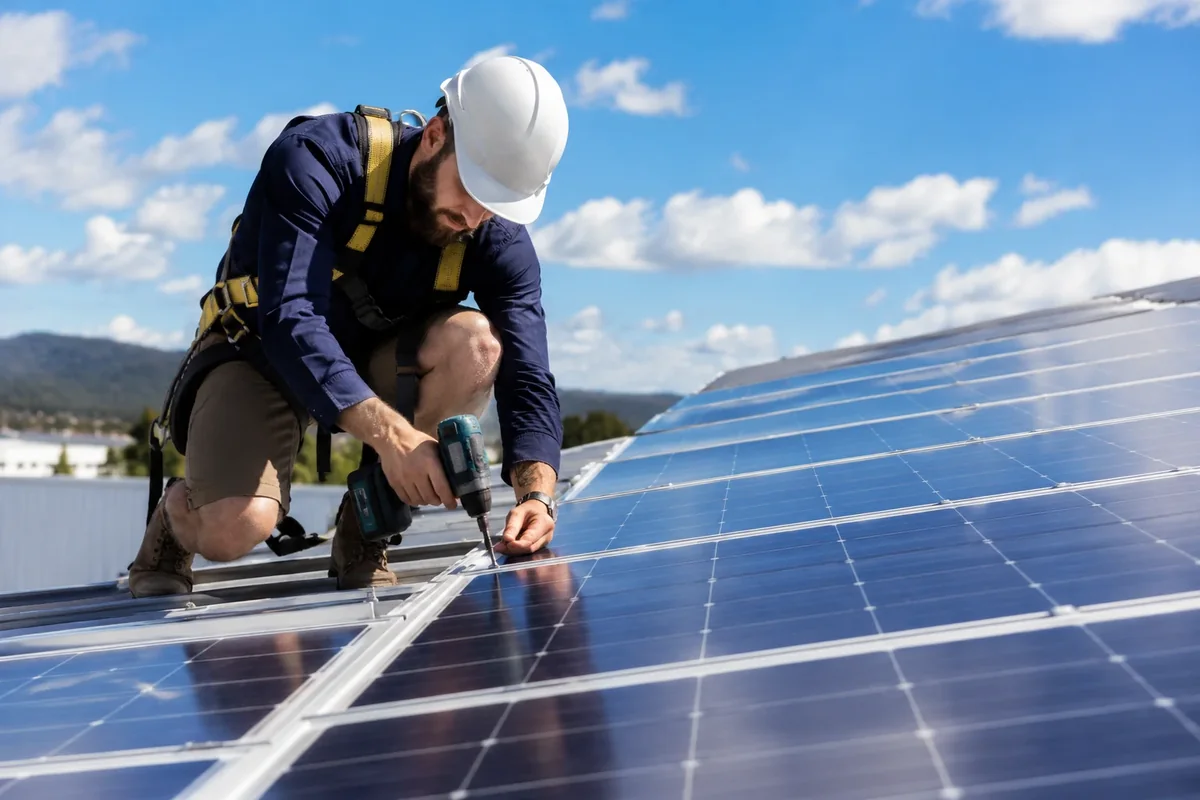 Instalación y mantenimiento de equipos de energía solar y paneles fotovoltaicos