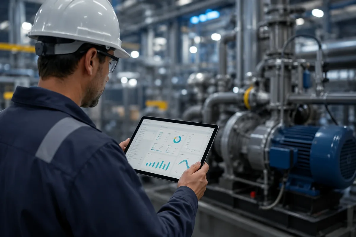 Gestión digital de mantenimiento industrial asistida por software